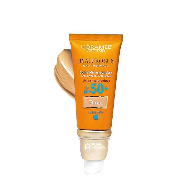 L'Oramel Hyalurosun dune Soin solaire jeunesse teinté SPF50+ 50ML