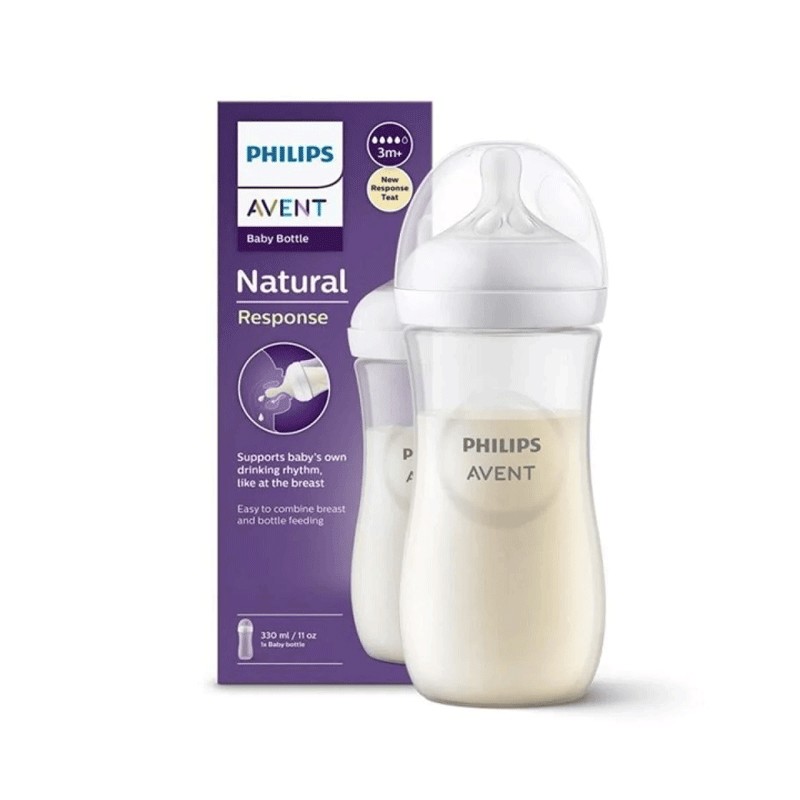 AVENT - BIBERON NATURAL RESPONSE +3MOIS 330ML