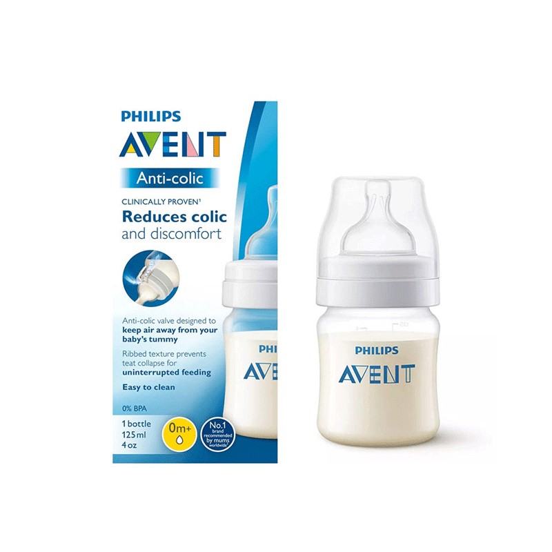 AVENT BIBERON ANTI COLIC 0M+125ML