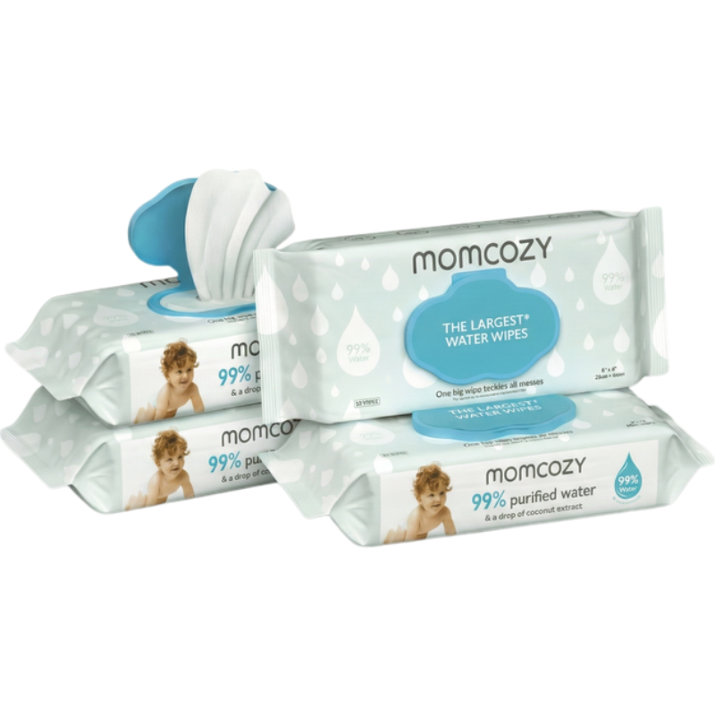 MOMCOZY LINGETTES XL 20×20 CM 60 PIECES
