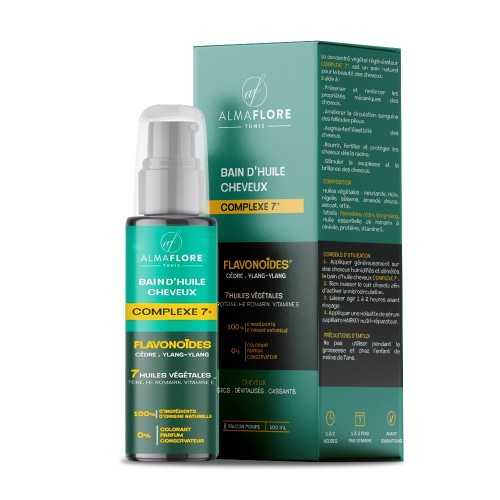 ALMAFLORE bain d’huile anti- chutes cheveux 100 ml