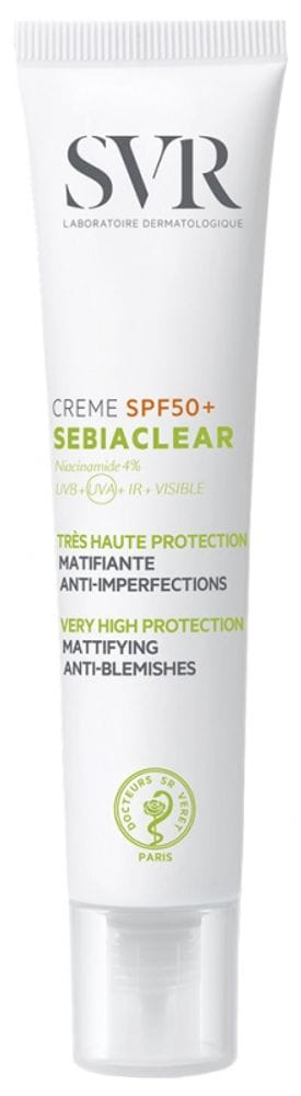 SVR SEBIACLEAR CREME SOLAIRE MATIFIANTE SPF50 40ML