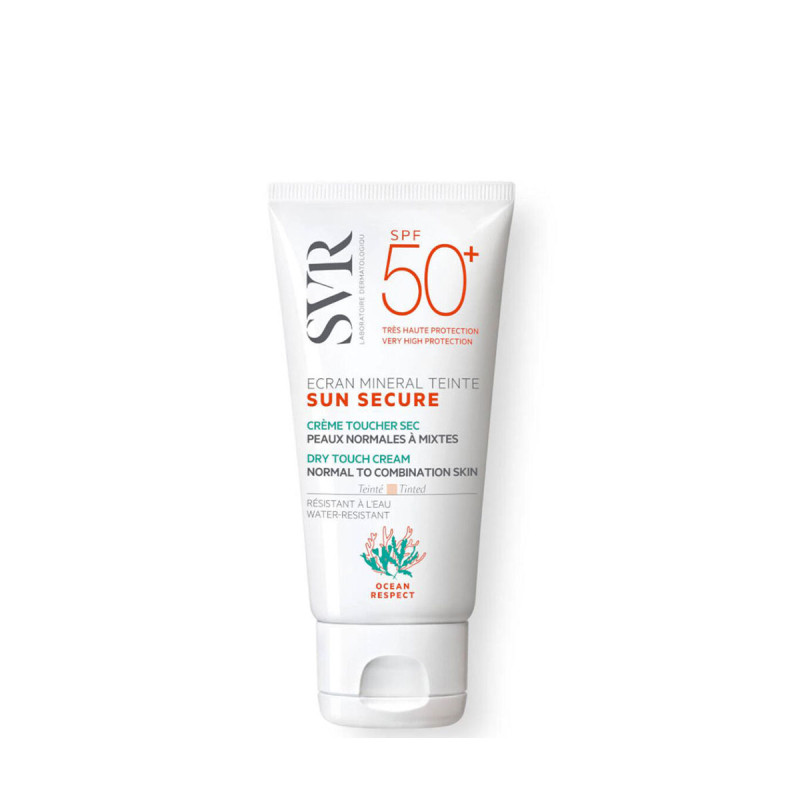 SVR SUN SECURE ECRAN MINERAL TEINTE PEAUX NORMALES A MIXTES SPF 50+ 50ML