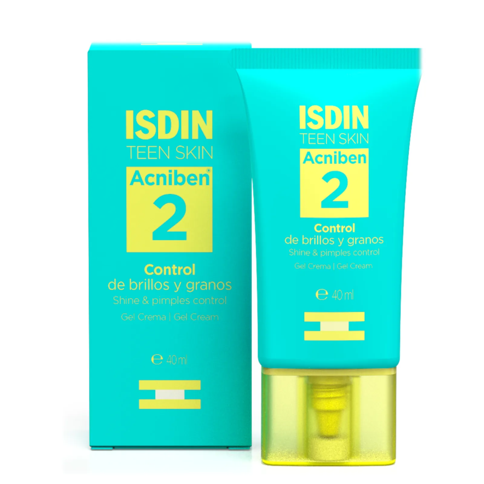 ISDIN ACNIBEN GEL CREME CONTROLE BRILLANCE ET BOUTONS 40ML