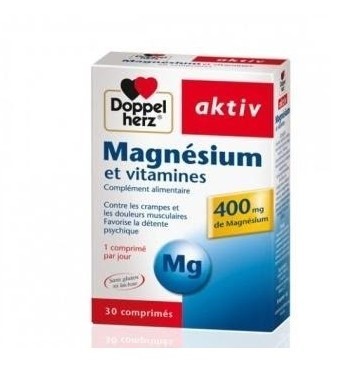 Doppel herz AKTIV MAGNESIUM ET VITAMINES 30 COMPRIMES