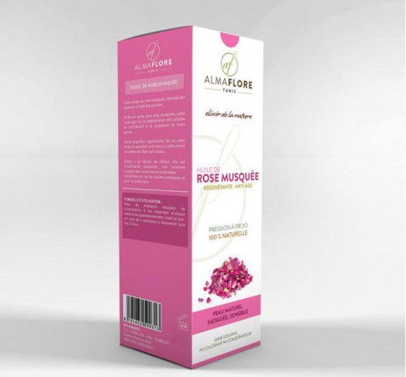 ALMAFLORE HUILE DE ROSE MUSQUEE BIO 10ML