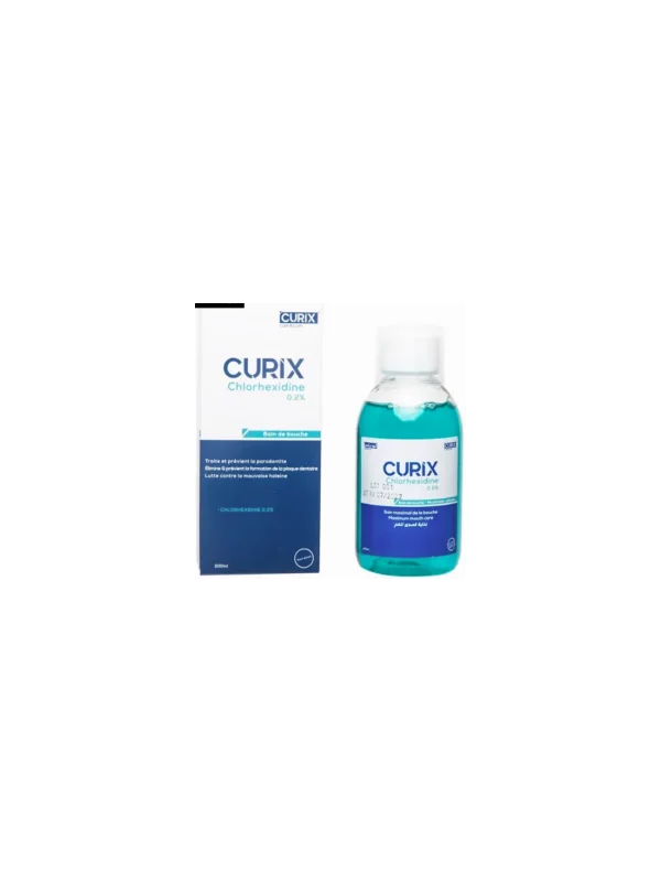 CURIX Bain de bouche CHLORHEXIDINE 0.2% 200 ML