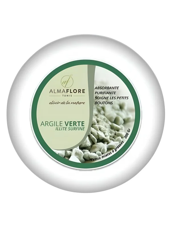 ALMAFLORE - ARGILE VERTE SURFINE 200GR