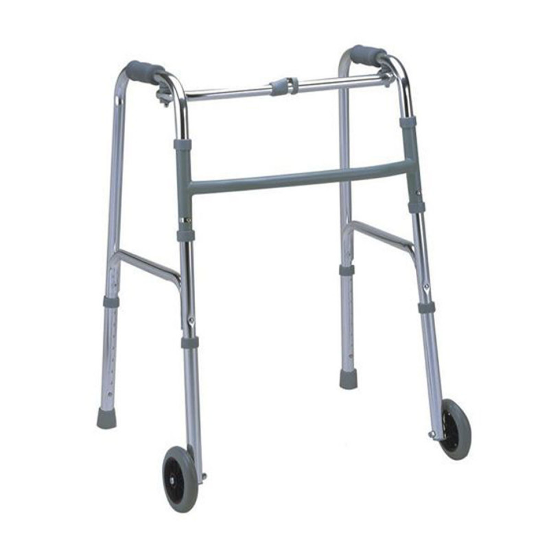 Déambulateur pliant avec 2 roues