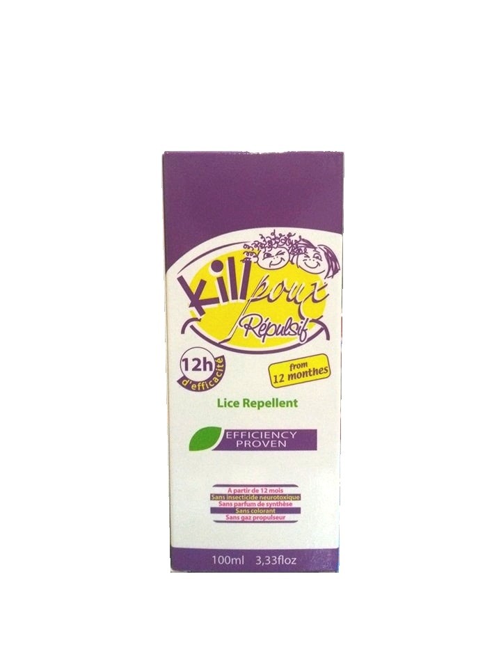 KILLPOUX SPRAY REPULSIF ANTI POUX 100ML