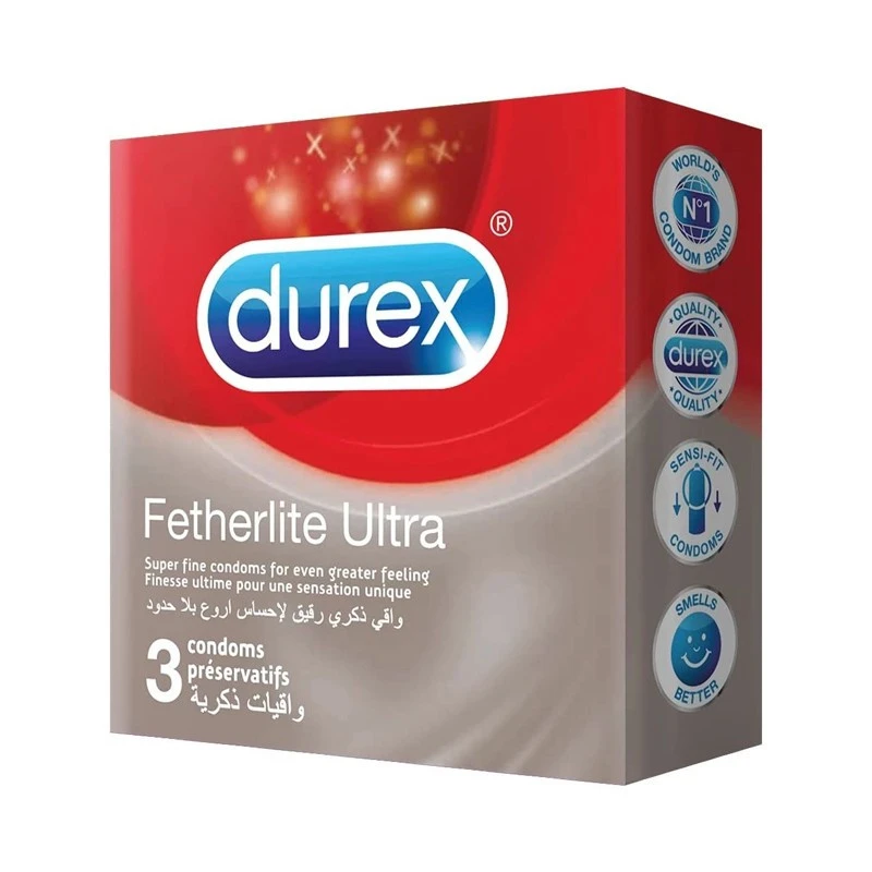 Préservatif Durex Fetherlite Ultra x3