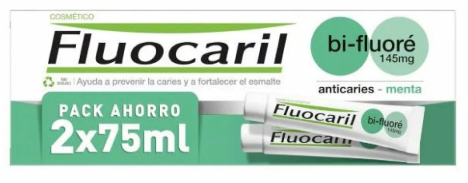 FLUOCARIL DENTIFRICE BI-FLUORÉ MENTHE 145MG 2X 75MLFLUOCARIL DENTIFRICE BI-FLUORÉ MENTHE 145MG 2X 75MLFLUOCARIL DENTIFRICE BI-FLUORÉ MENTHE 145MG 2X 75ML