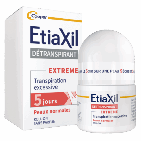 Etiaxil Détranspirant Extrême Peaux Normales aisselles