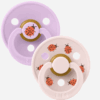 bibs sucette studio colour ladybug latex size  1  - Violet Sky/Petal pack de 2