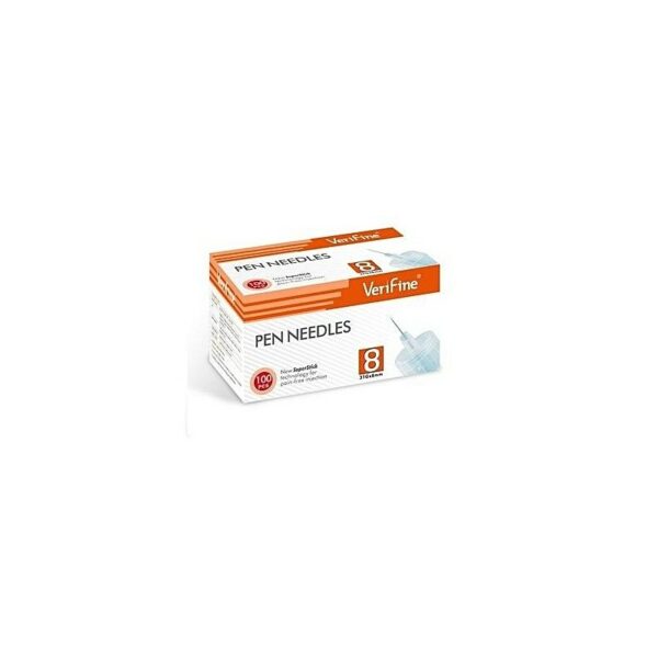 Verifine Aiguilles stylos à insuline 8 mm B/50