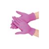 gants nitrile rose bte de 100pcs